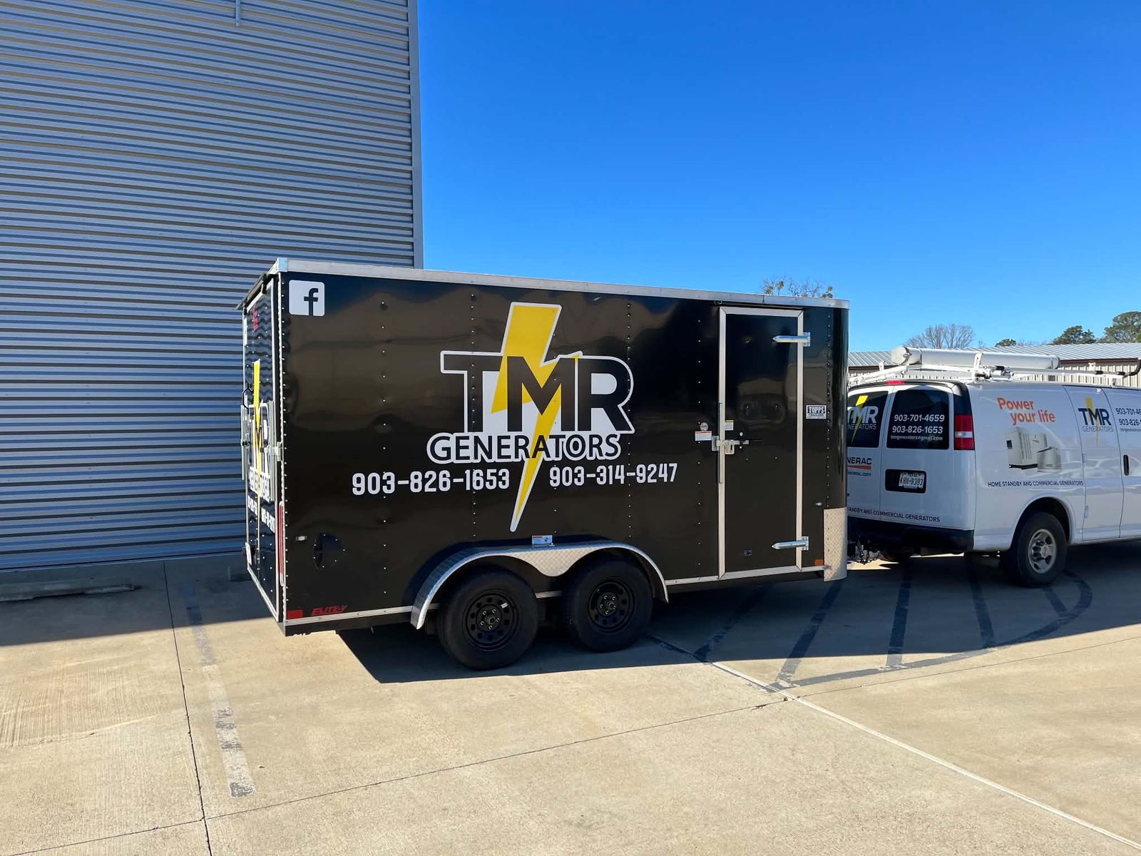 TMR Generators trailer