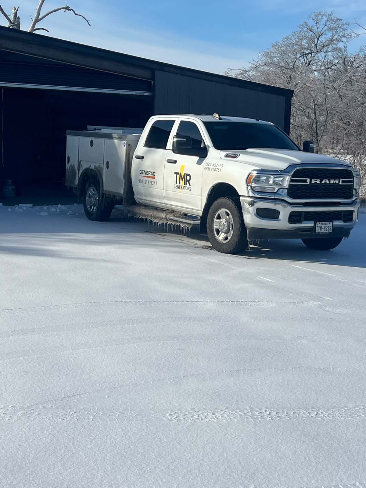 TMR Generators service truck