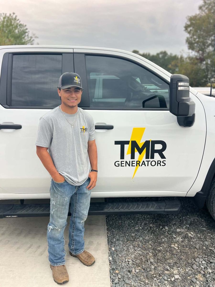 Blake, generator technician at TMR Generators