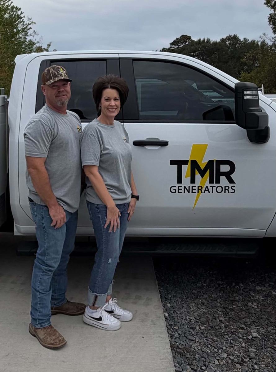 Wade and Jenny McMillan, owners of TMR Generators LLC